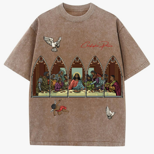 Last Supper T-Shirt (Acid Brown)